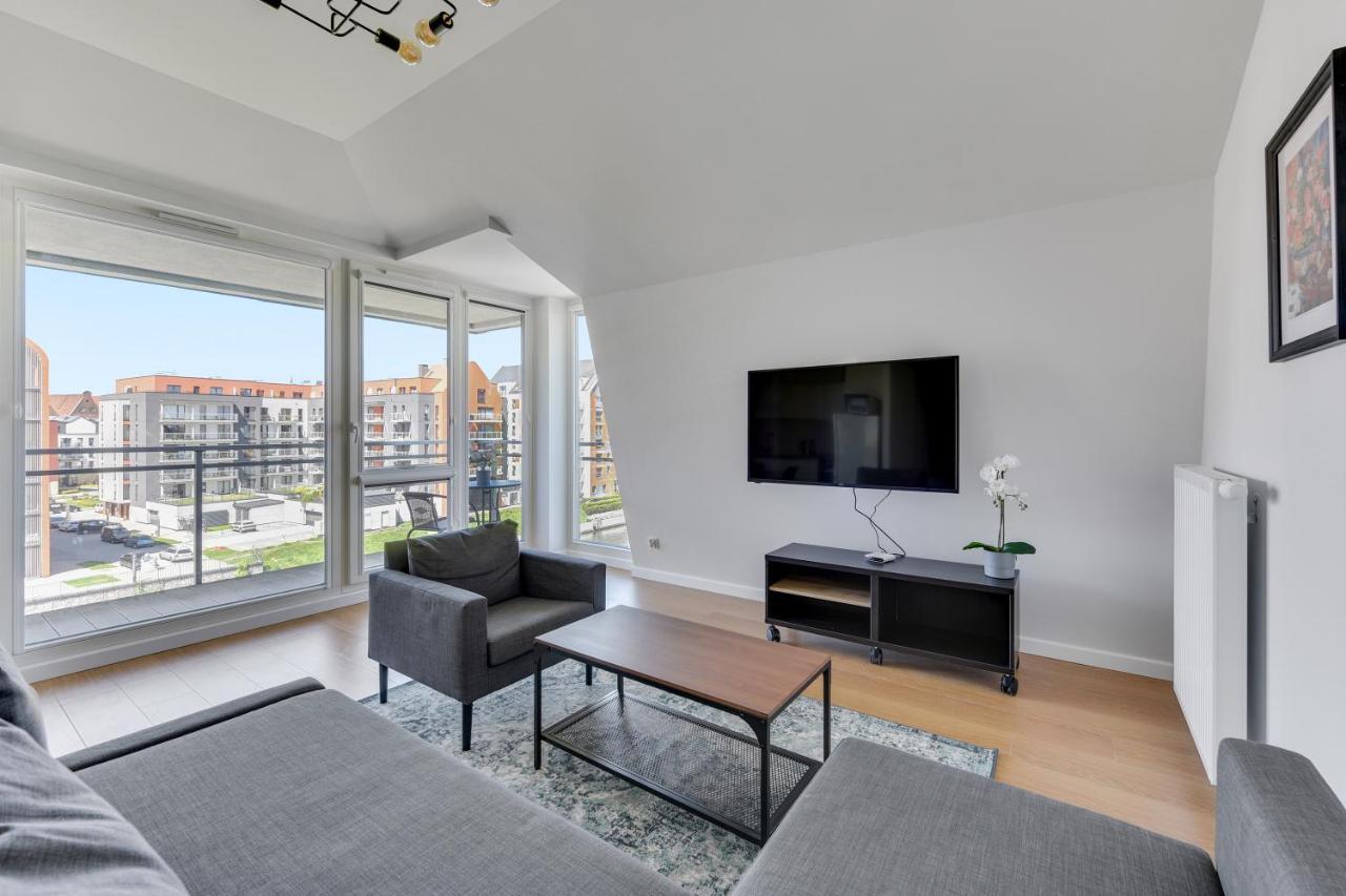 Grano Flats Gdansk - Riverfront Apartment מראה חיצוני תמונה