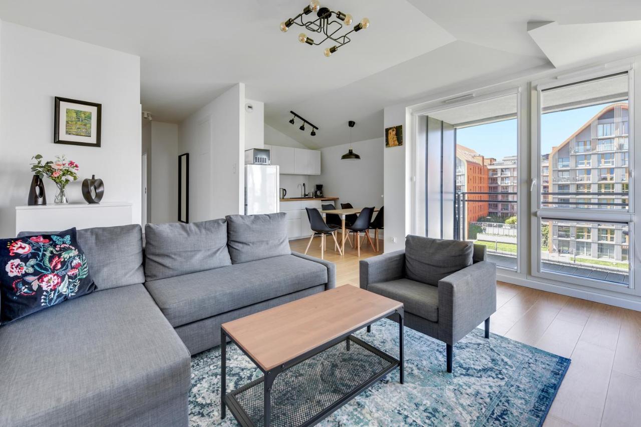 Grano Flats Gdansk - Riverfront Apartment מראה חיצוני תמונה